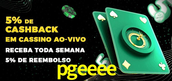 Promoções do cassino ao Vivo pgeeee